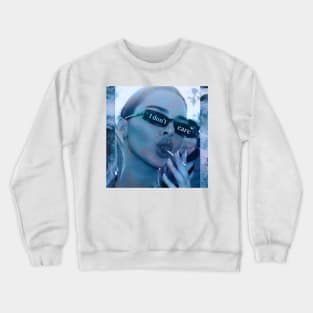 Blue kendall Jenner - I Dont Care Crewneck Sweatshirt